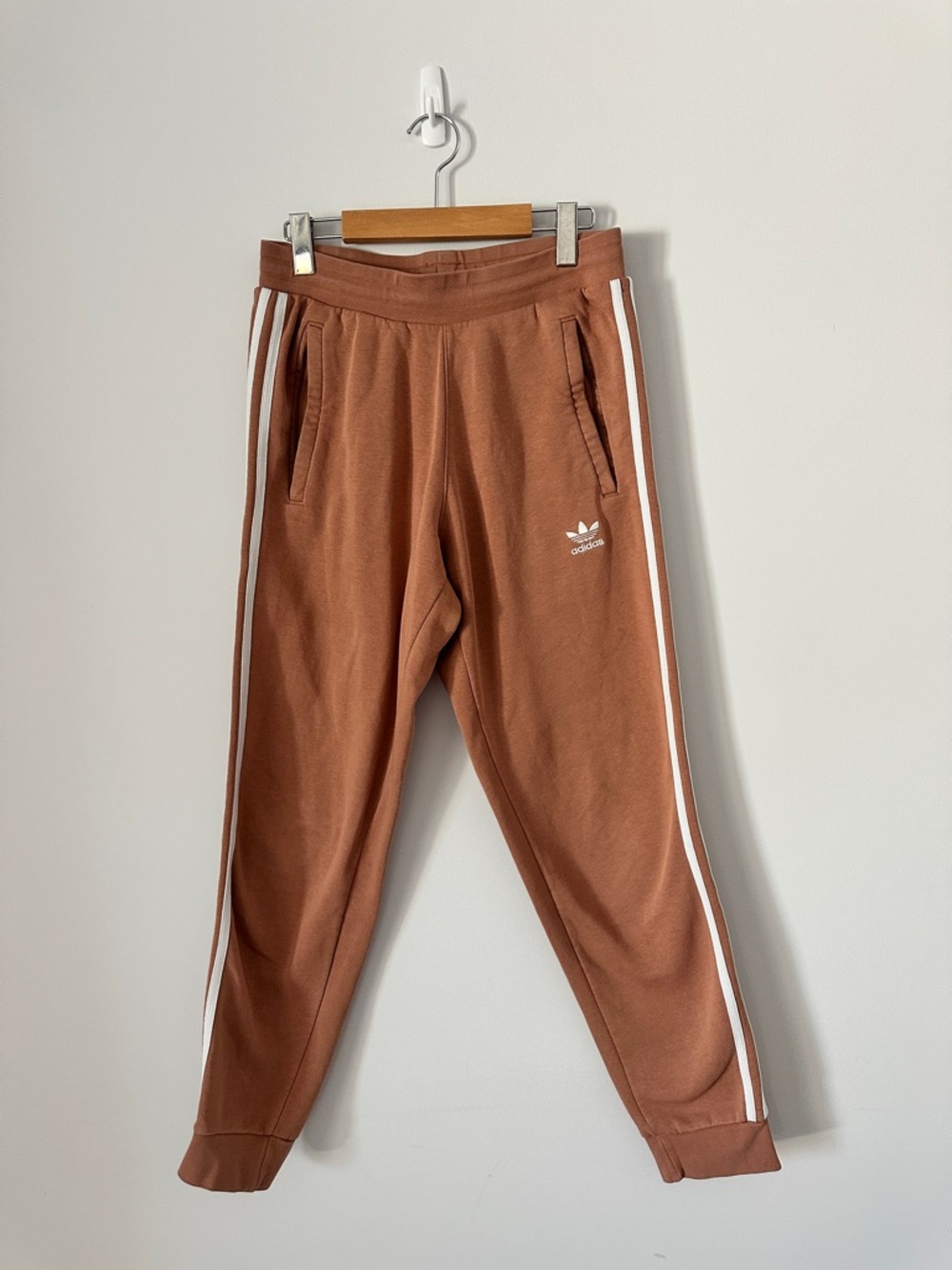 Puma Track Joggers – Rust Brown Slim Fit Drawstring Pants (Medium) - Picture 3 of 10